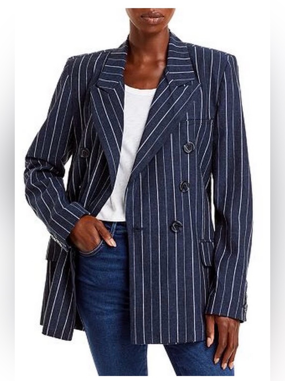 Free people ashby double breasted blazer